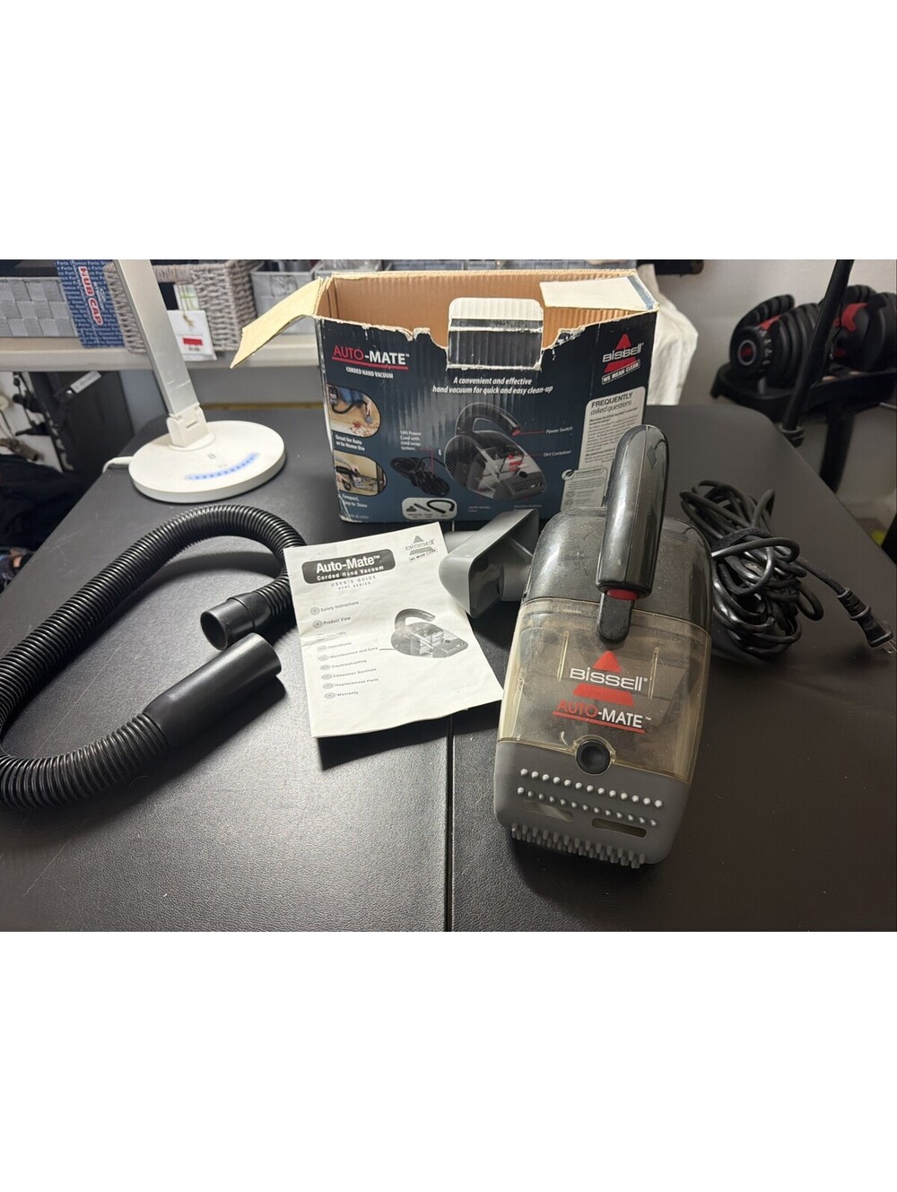 BISSELL Auto-Mate CleanView Deluxe Corded Hand Vacuum 47R5 Tested Working